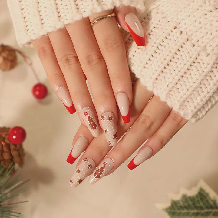 Artful Nail Art with Festive Christmas Design Bowlift