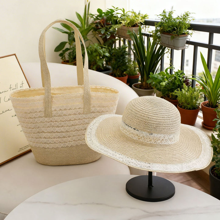 Beach bag and sun hat Bowlift