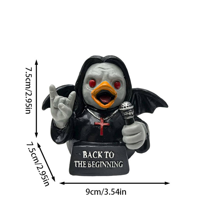 Funny rubber duck with rocker design Bowlift