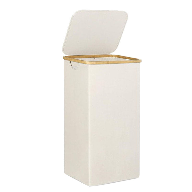 High-quality laundry basket with lid and handle Bowlift
