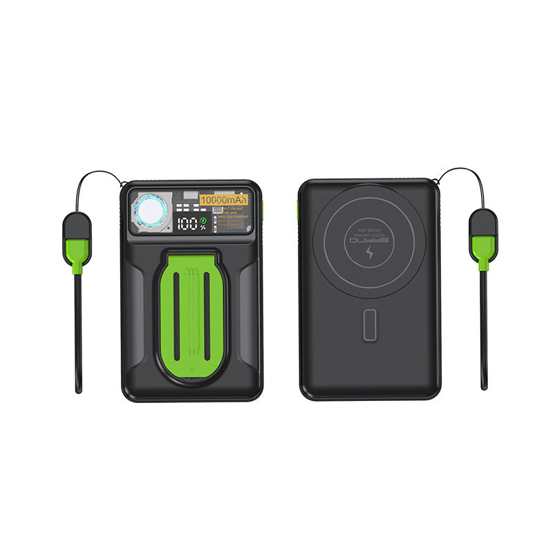 High-performance power bank with smart LED display and multifunctional charging cable Bowlift