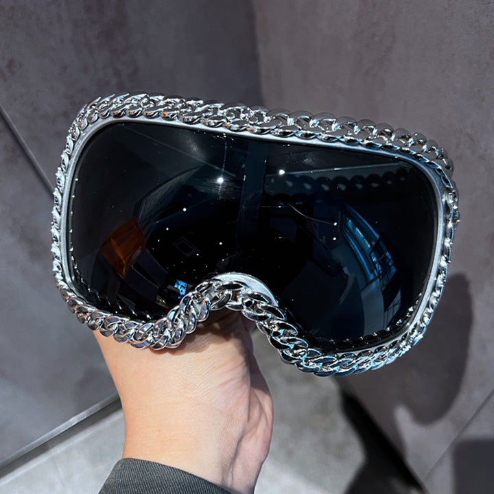 Women’s ski goggles with luxurious chain frame Bowlift