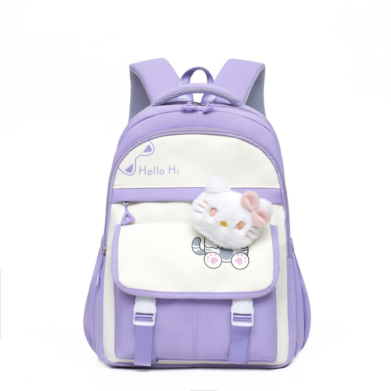 Playful Character Design School Backpack