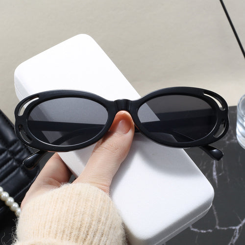 Women's fashionable sunglasses with oval frame and unique design Bowlift