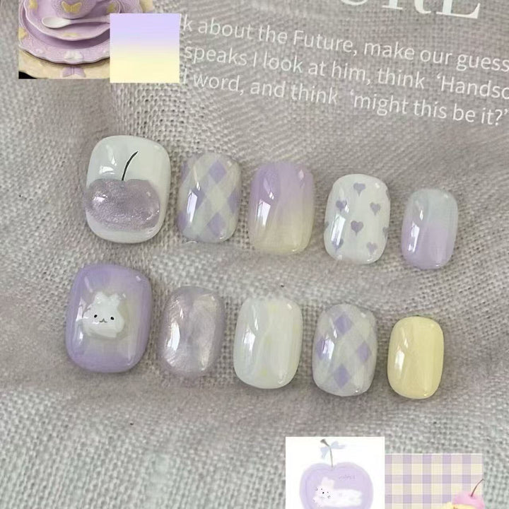 Romantic Heart-Themed Nail Art Set Bowlift