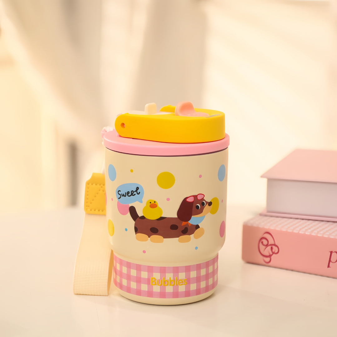 Women's drinking cup with funny animal design Bowlift