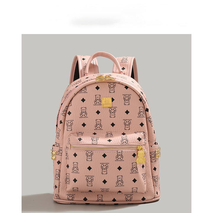 Stylish Character-Printed Backpack Bowlift
