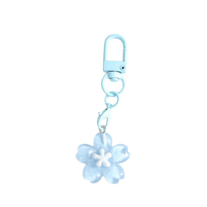 Keychain with Floral Details Bowlift