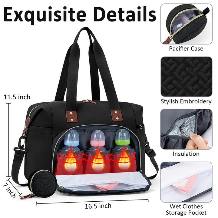 Fashionable and practical travel handbag with versatile storage space Bowlift