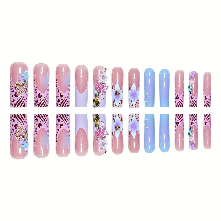 Decorative Long Nail Art Enhancements Bowlift