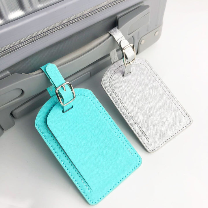 Women Luggage Tag with Sturdy Attachment Strap Bowlift