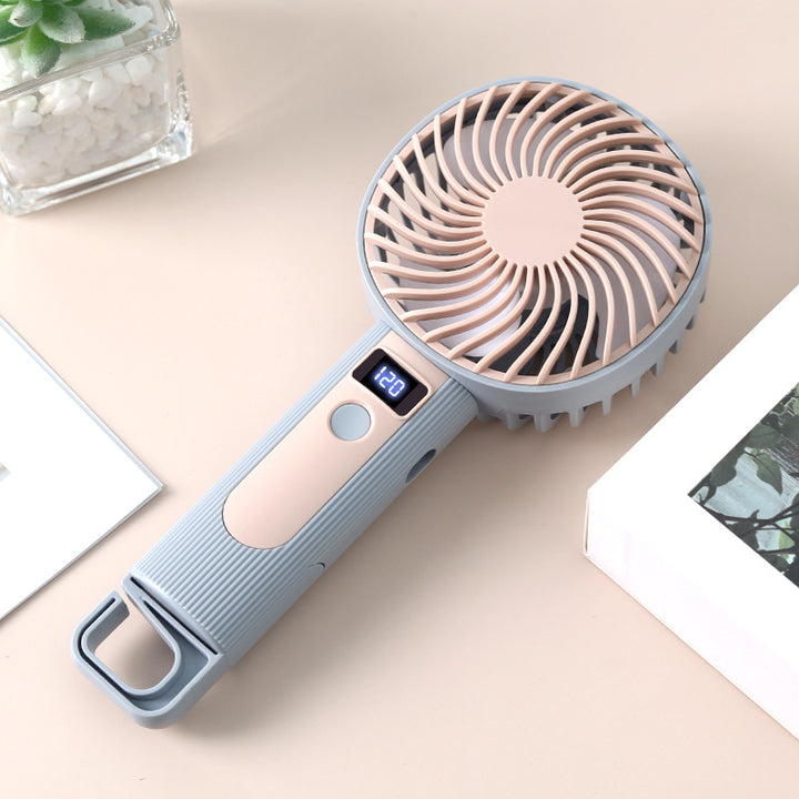 Unisex Rechargeable Smart Handheld Cooling Fan Bowlift