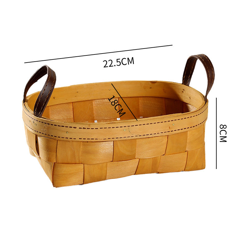 Unisex Handwoven Basket with Practical Carry Handle Bowlift