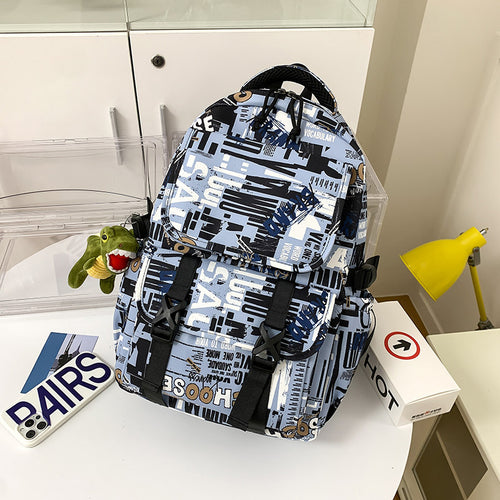Versatile Graphic Print Backpack