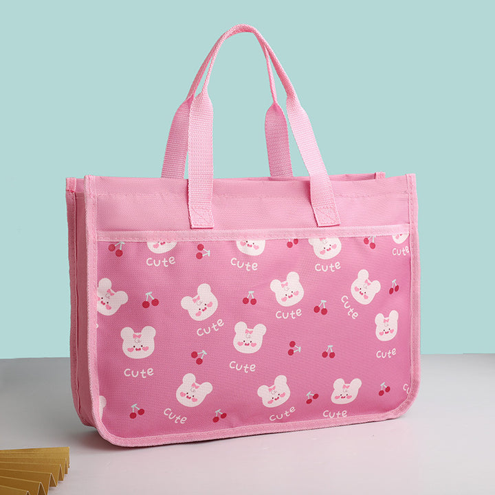 Kids Cute Bunny Print Lunch Bag Bowlift