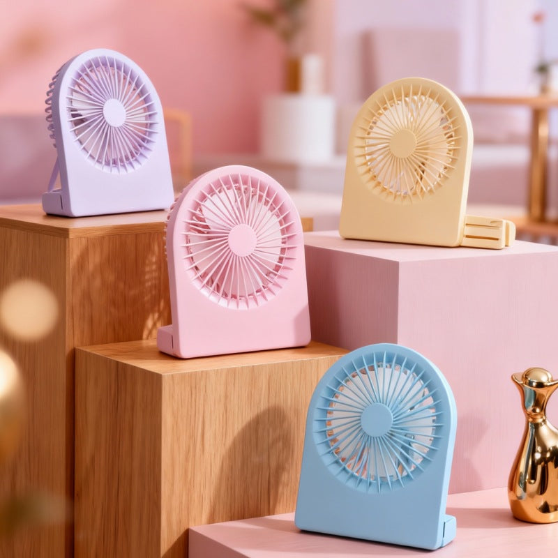 Ladies Compact Table Fan with USB Connection and Quiet Operating Modes Bowlift