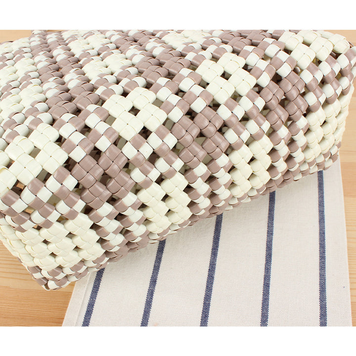 Large Tote Bag Made of Woven Material Bowlift