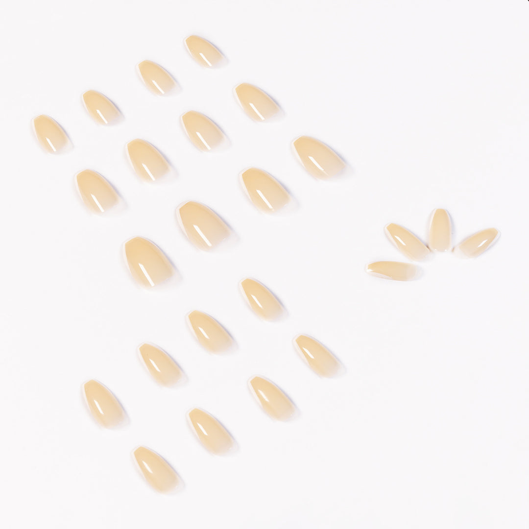 Artful Gel Nails with Elegant French Tip Bowlift