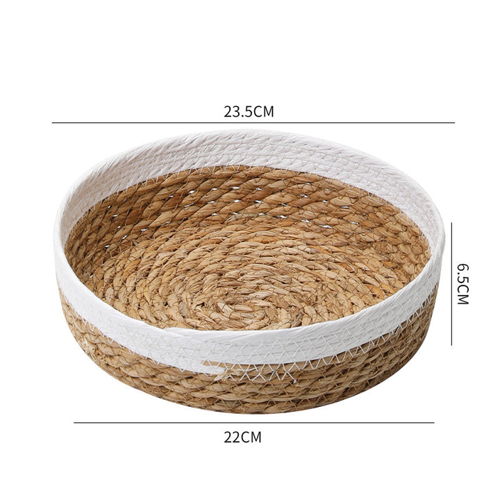Unisex beef storage basket with elegant textile edging Bowlift