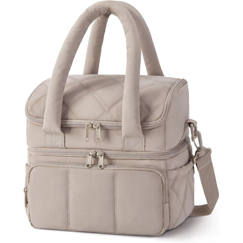 Stylish cosmetic travel bag with multiple compartments Bowlift