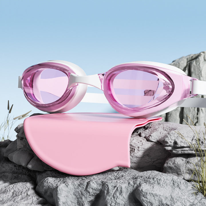 Men's Anti-Fog Precision Swimming Goggles Bowlift