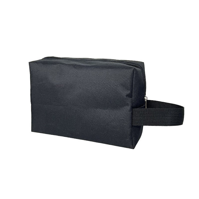 Cosmetic bag with multiple compartments and secure zipper Bowlift