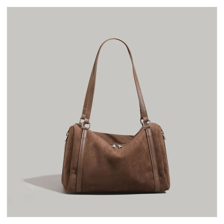 Soft Suede Shoulder Bag Bowlift