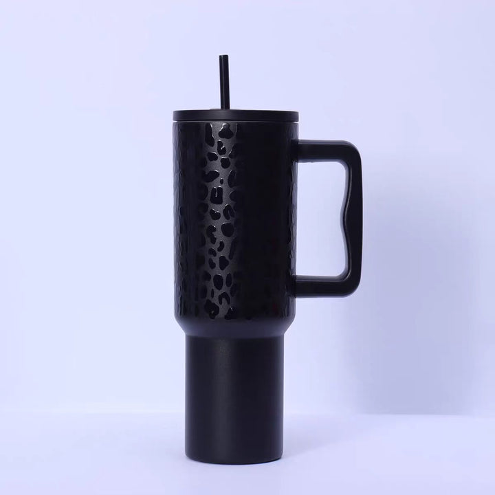 Ladies drinking cup with unique leopard pattern Bowlift