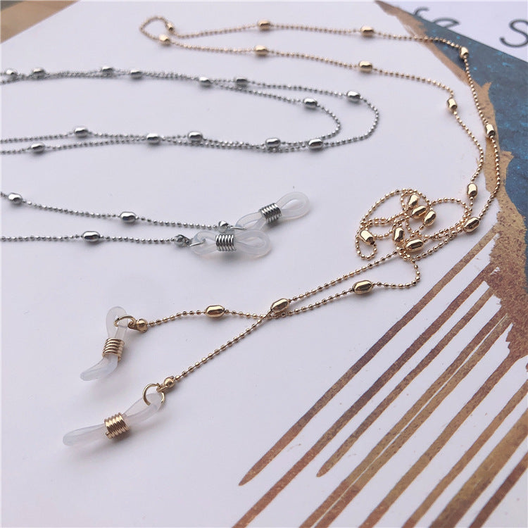 Stylish Metal Chain Eyewear Retainer Bowlift