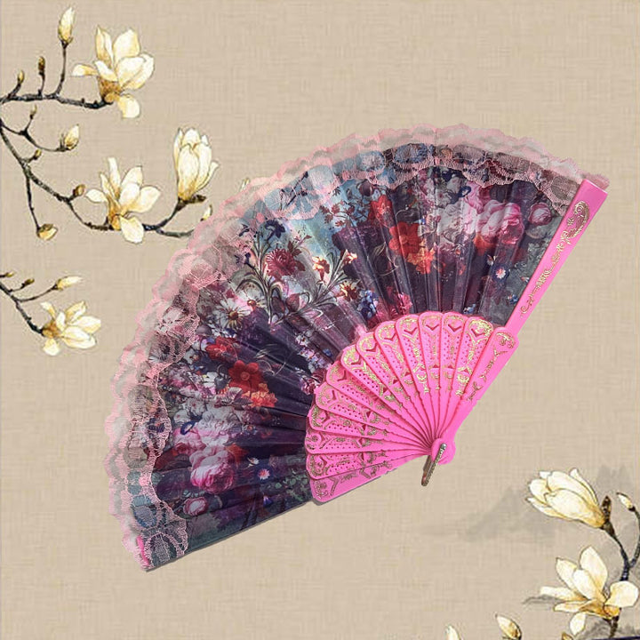 Ladies Elegant Hand Fan Bowlift