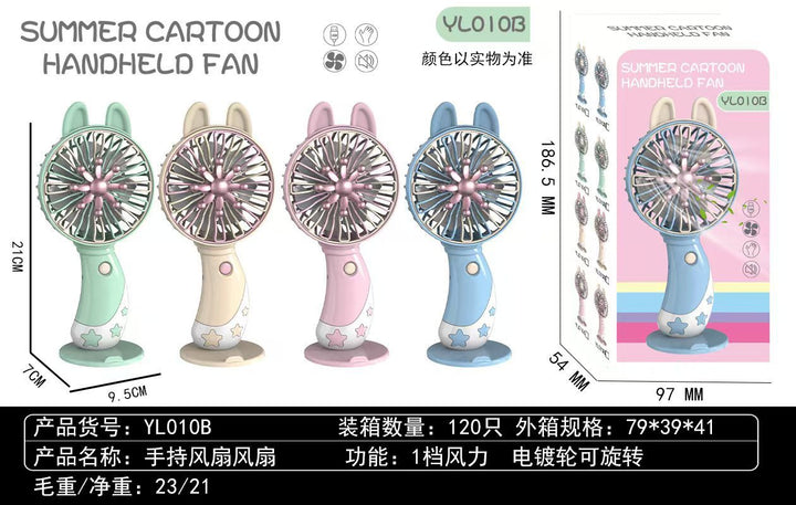 Unisex Hand fan with Cartoon Design Bowlift