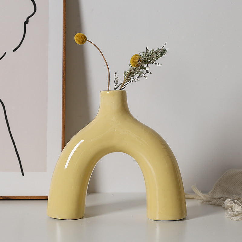Stylish and creative ceramic vase Bowlift