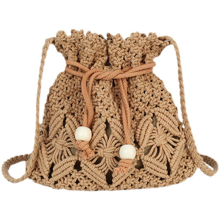 Hand-knotted macrame bag Bowlift