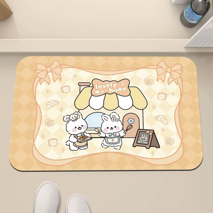 Playful Cat-Themed Anti-Fatigue Mat