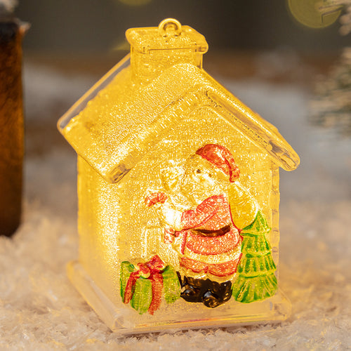 Miniature Holiday House Lantern