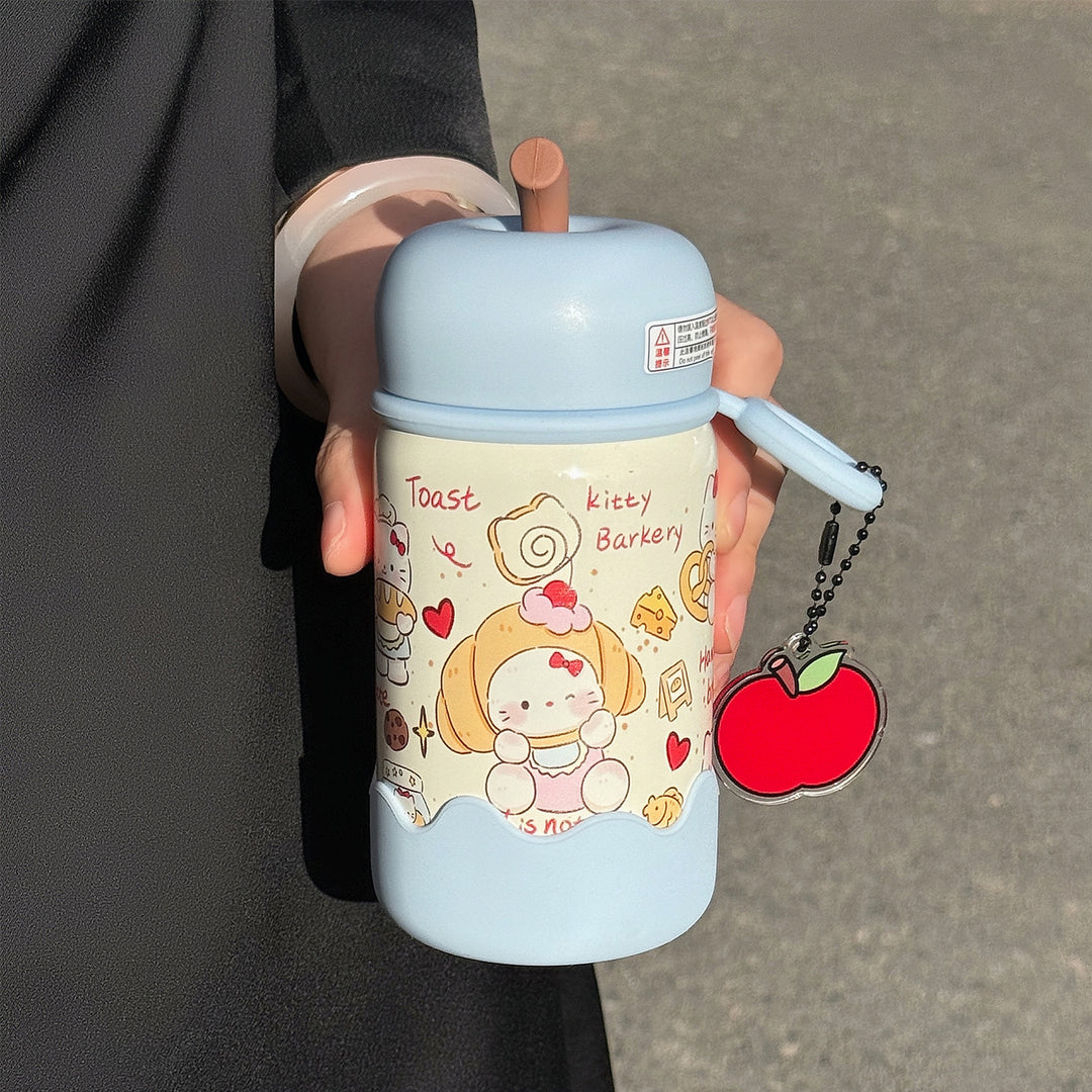 Women portable coffee cup with creative lid Bowlift