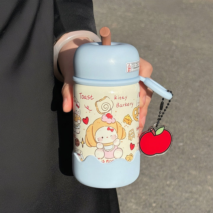 Women portable coffee cup with creative lid Bowlift