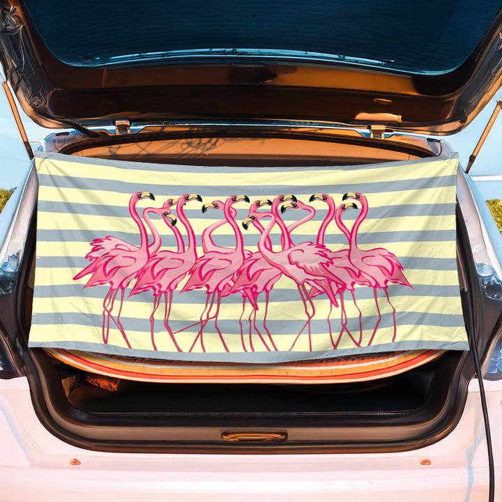 Trunk mat with creative flamingo design Bowlift