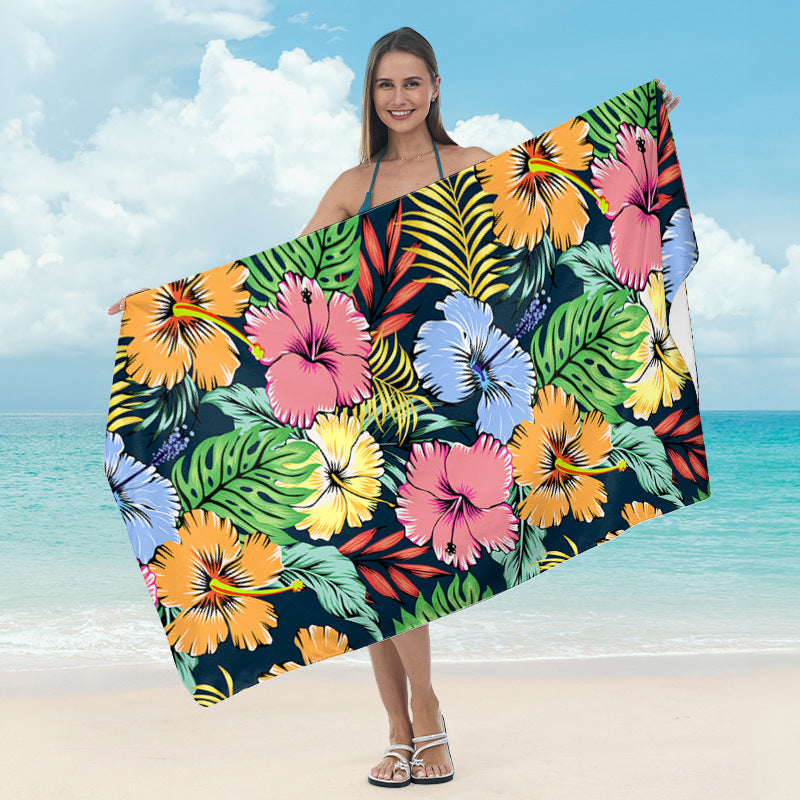 Beach towel with artistic mandala design Bowlift