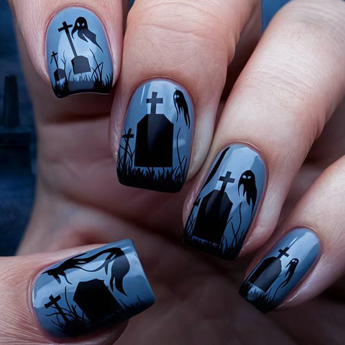 Spooky Themed Nail Art Bowlift