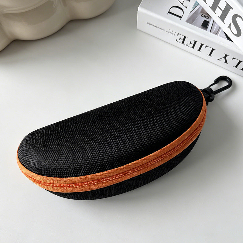 Protective Semi-Rigid Zippered Sunglasses Case with Carabiner Bowlift