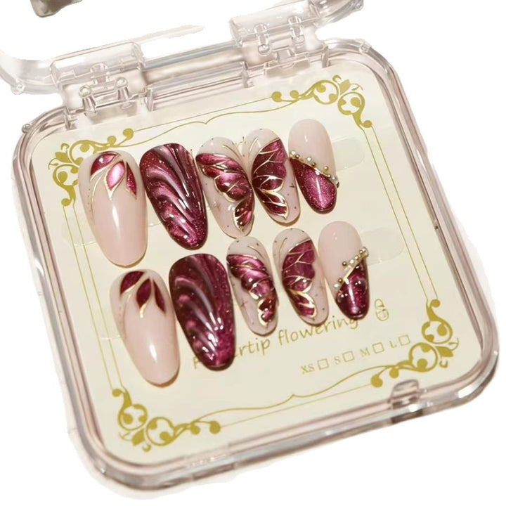 Decorative Press-On Nail Art Extensions Bowlift