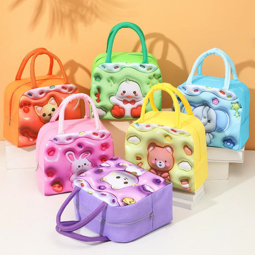 Cute Cat-Themed Insulated Lunch Box
