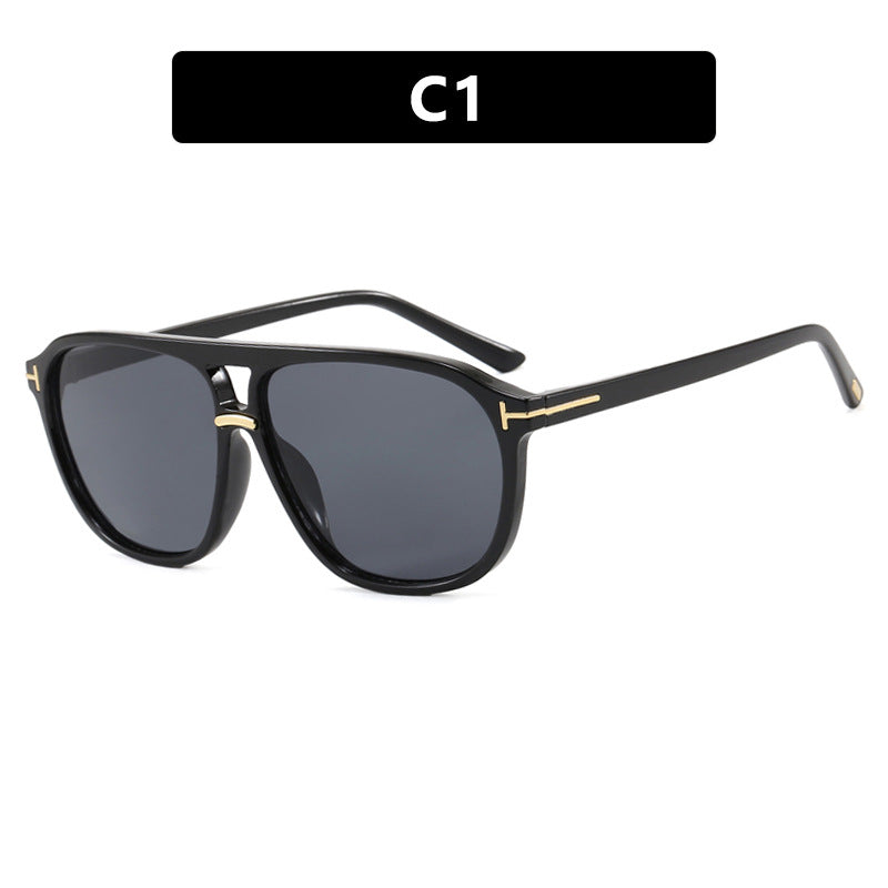 Women's square sunglasses with luxurious tortoiseshell pattern and polarized lenses Bowlift