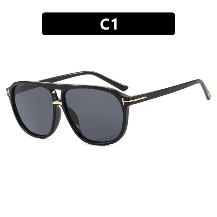 Women's square sunglasses with luxurious tortoiseshell pattern and polarized lenses Bowlift