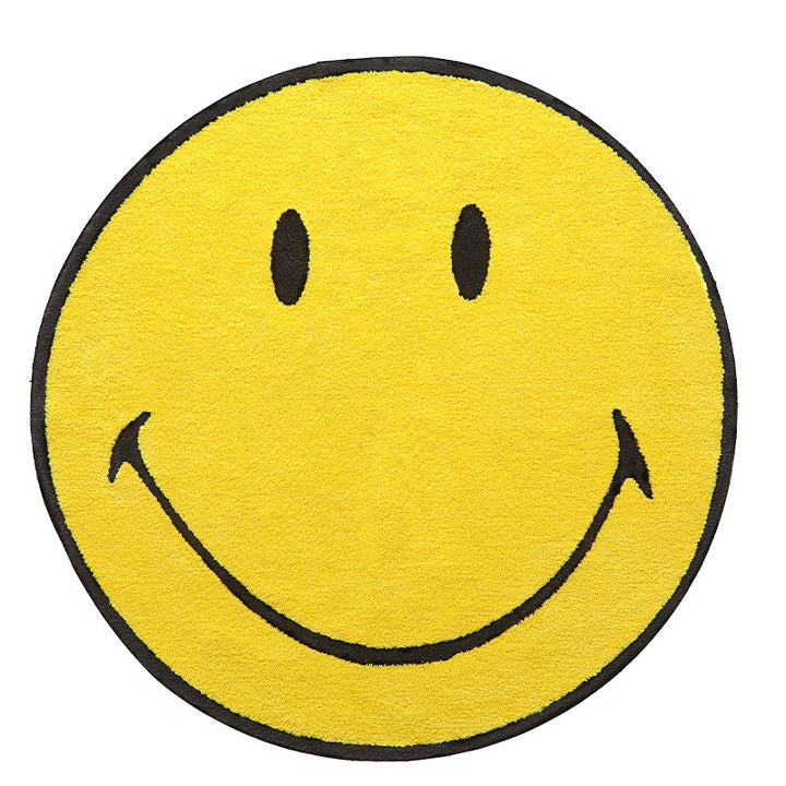Playful Smiley Face Area Rug Bowlift