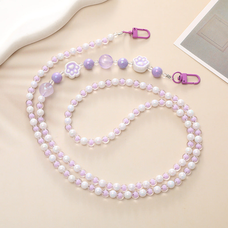 Elegant Pearl and Chain Necklace Bowlift