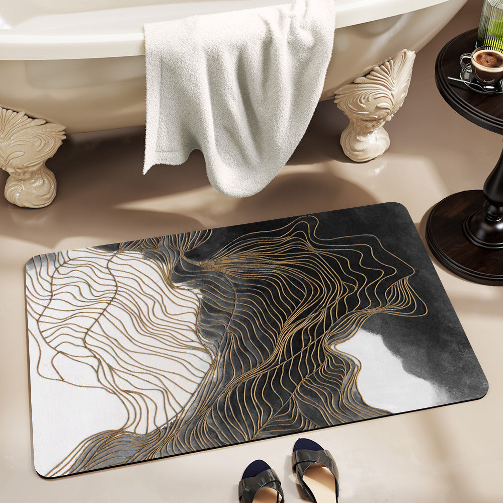 Artistic Bath Mat Bowlift