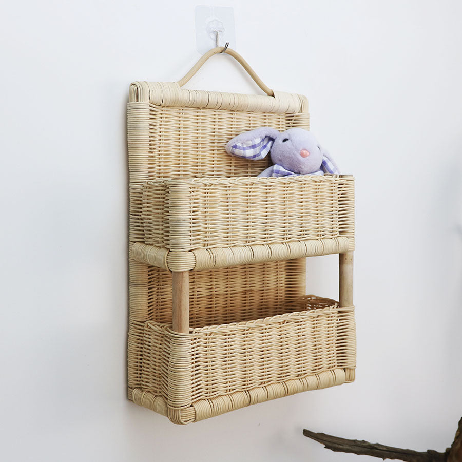 Multi-Tiered Woven Storage Organizer Bowlift