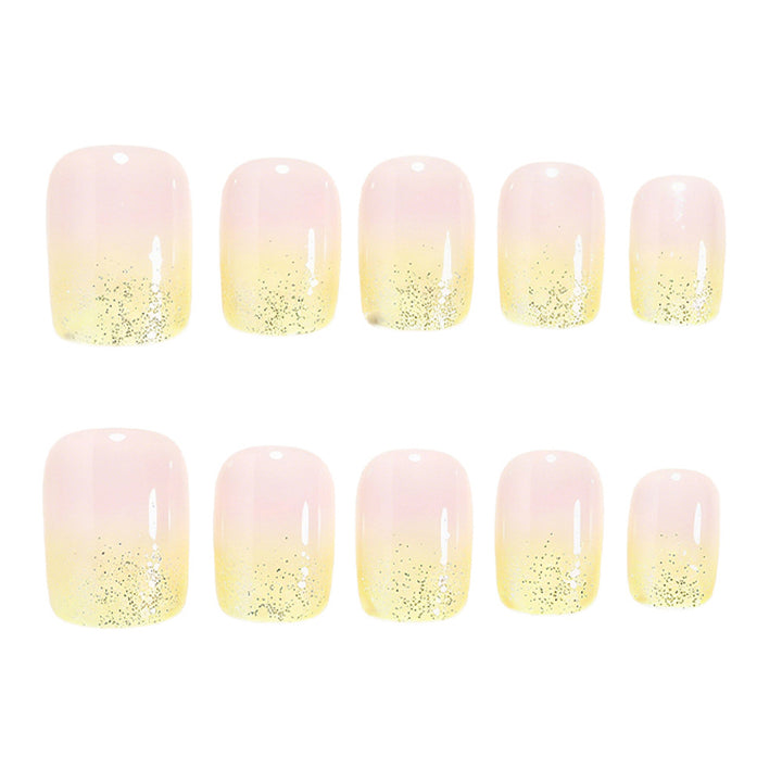 Elegant Ombre Press-On Nail Set Bowlift